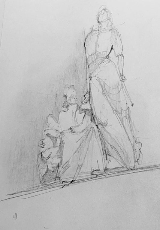 Sculptures in Greenwood Cemetery