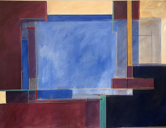 Abstract Landscape - Blue