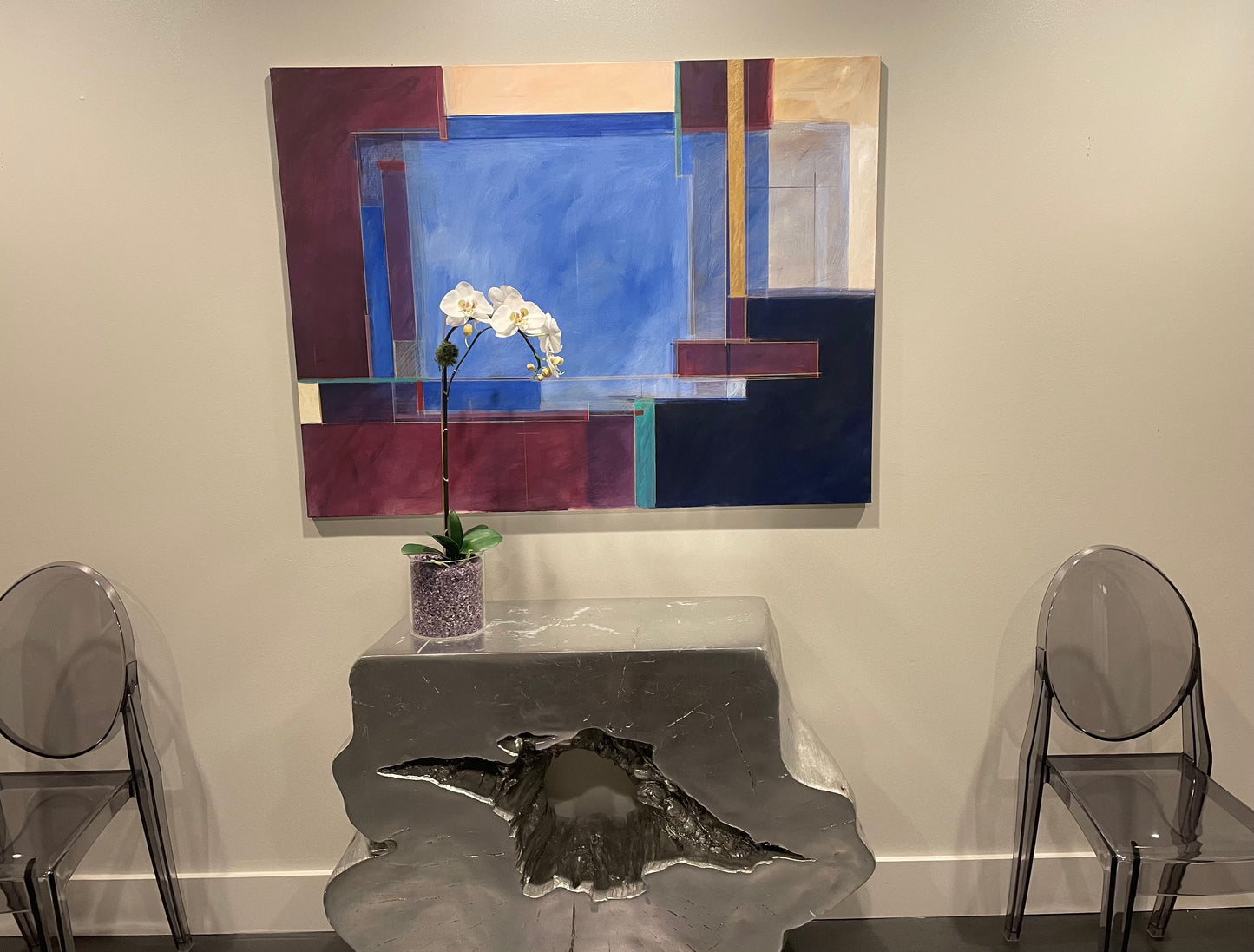 Abstract Landscape - Blue